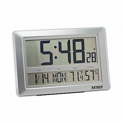 Desk and Wall-Mount Clocks with Temperature and Hu image